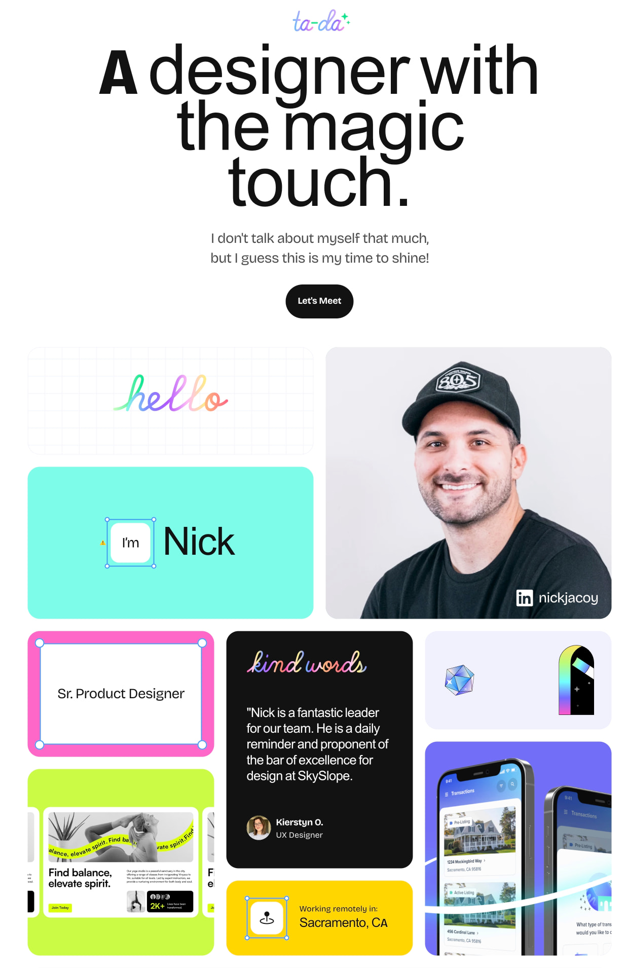 Behind the Magic – About captured website design