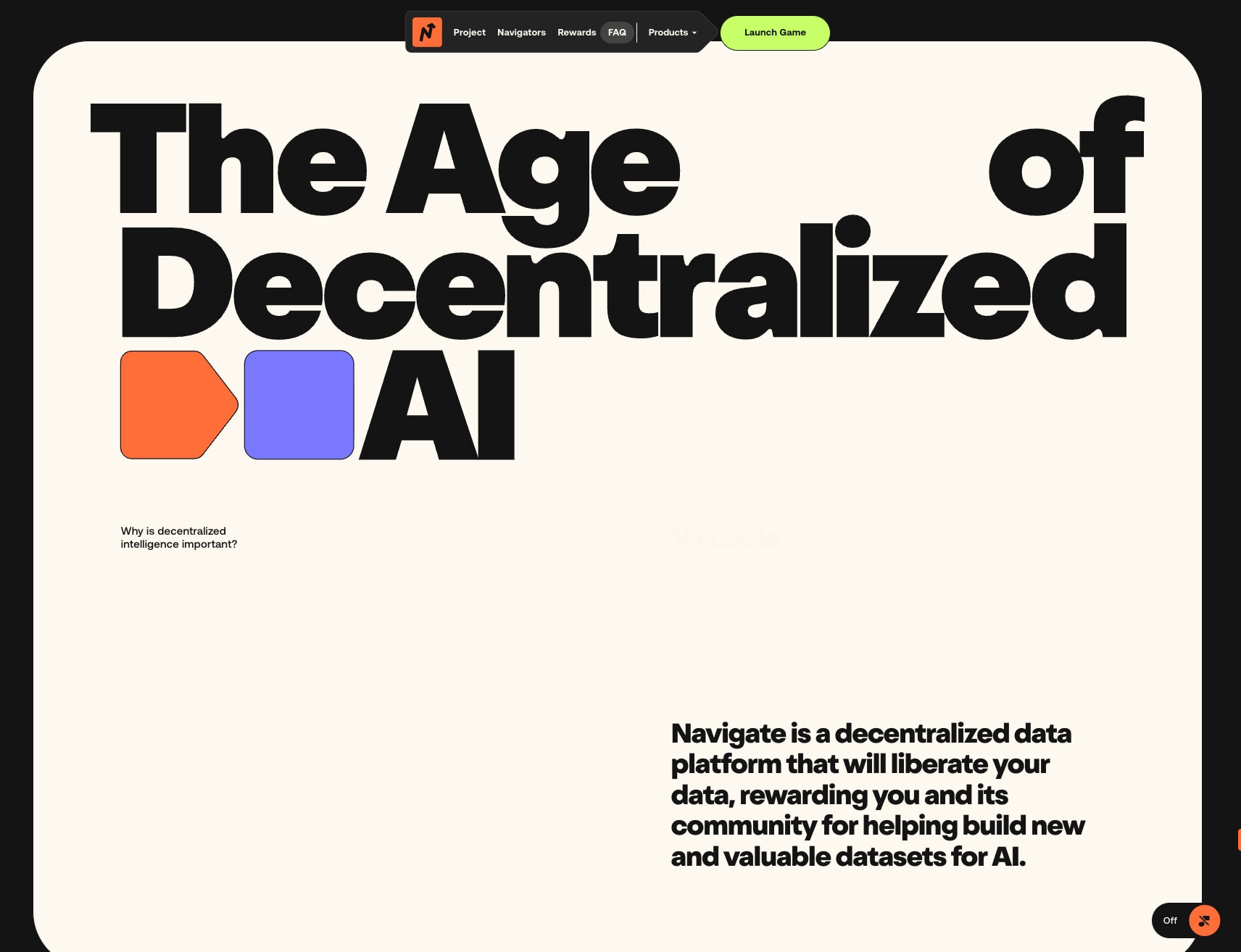 Navigate captured website design