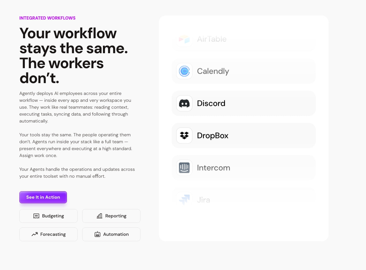 Home — hero and product captured website design