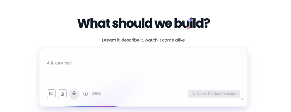 Stunning - Build Full Stack Apps 10x faster with AI. captured website design