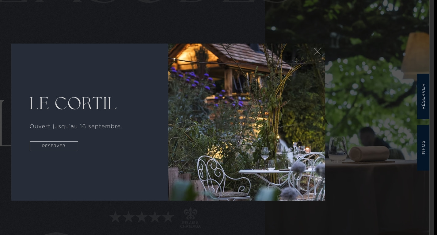 Le Clos des Sens | Restaurant 3 étoiles et Hôtel Relais & Châteaux à Annecy captured website design