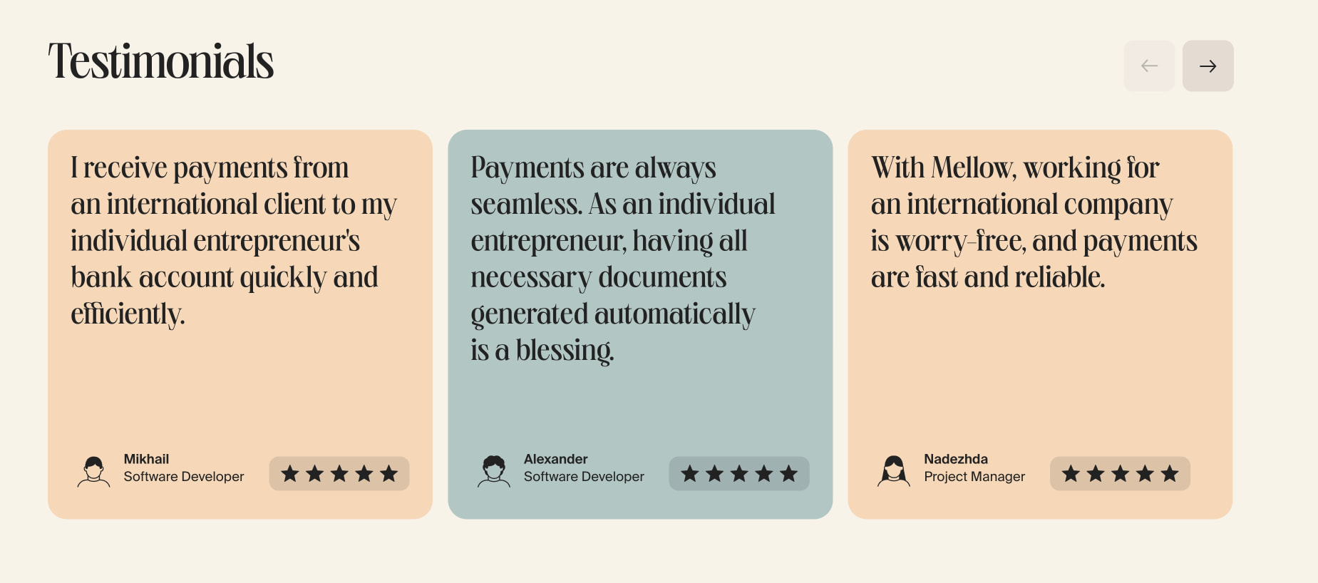 Get Paid From Clients Worldwide With Complete Tax Documentation | Mellow for Freelancers captured website design