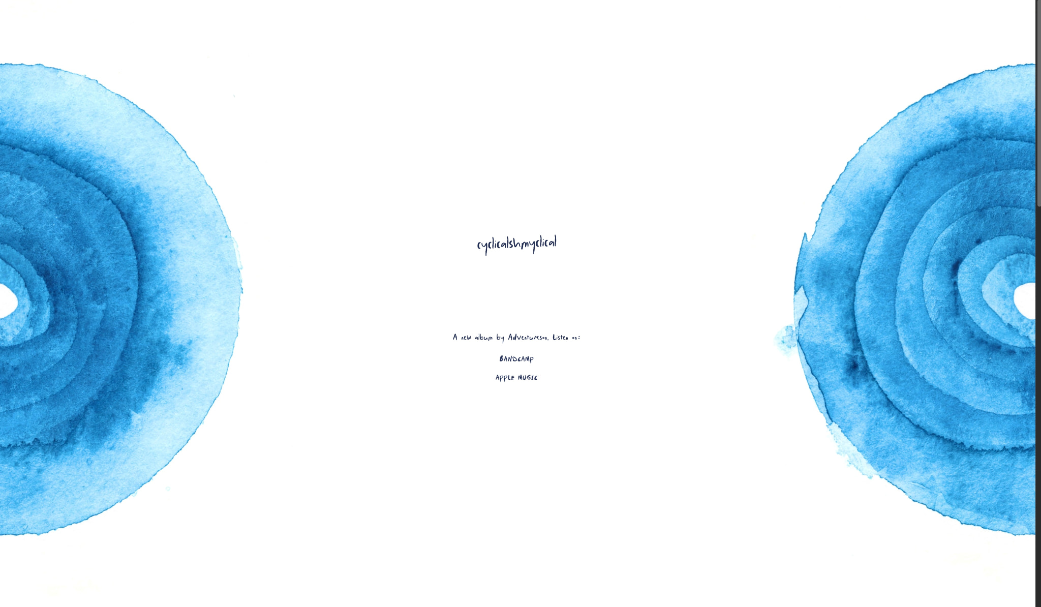 Portrait bio chapter captured website design