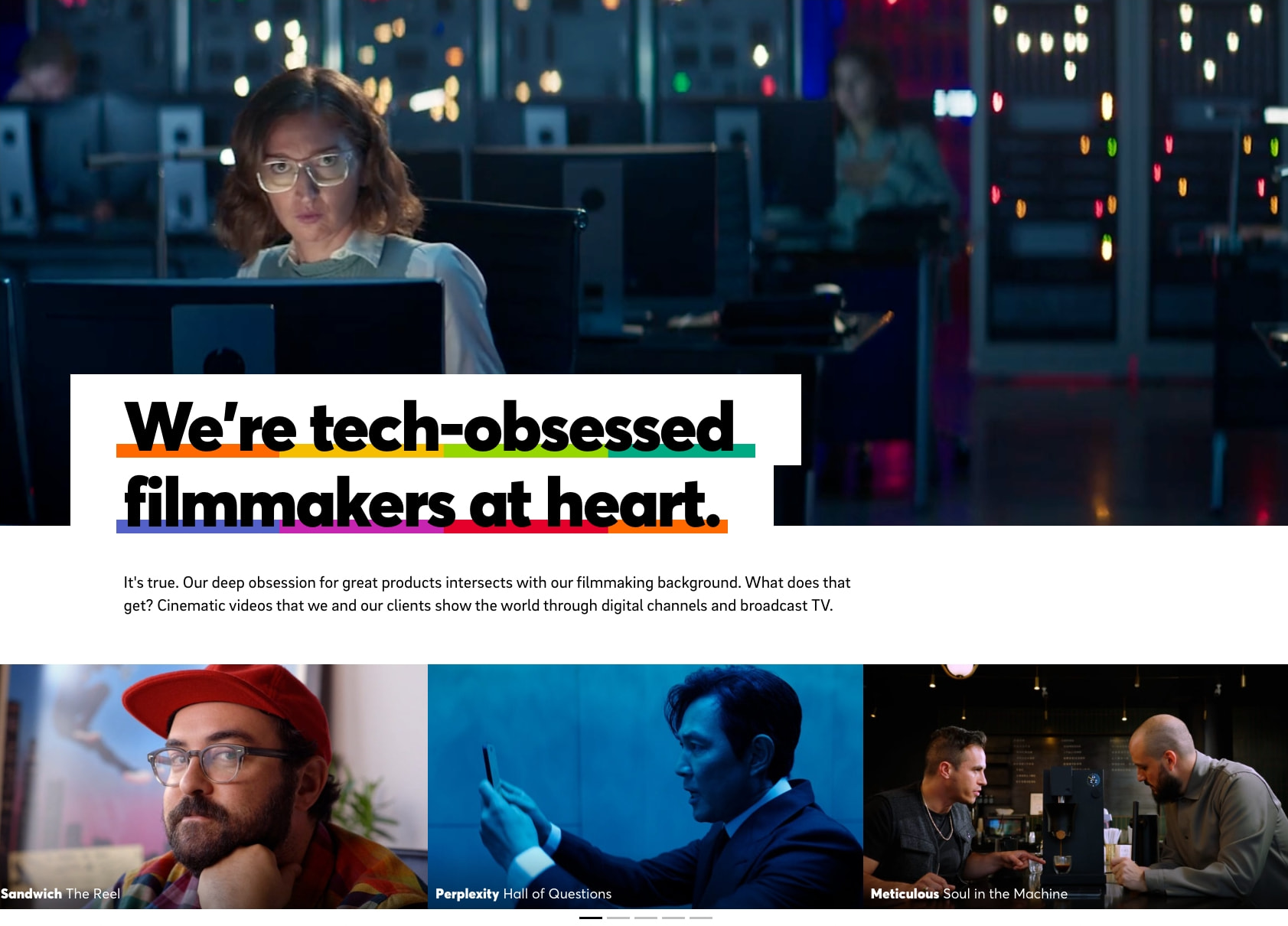 Home - Sandwich captured website design
