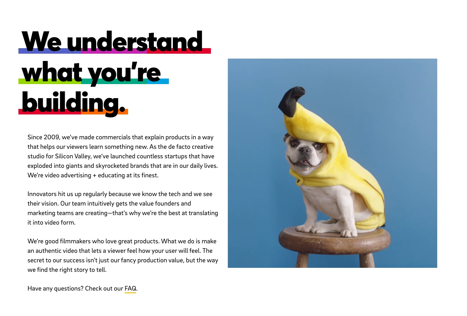 About - Sandwich captured website design