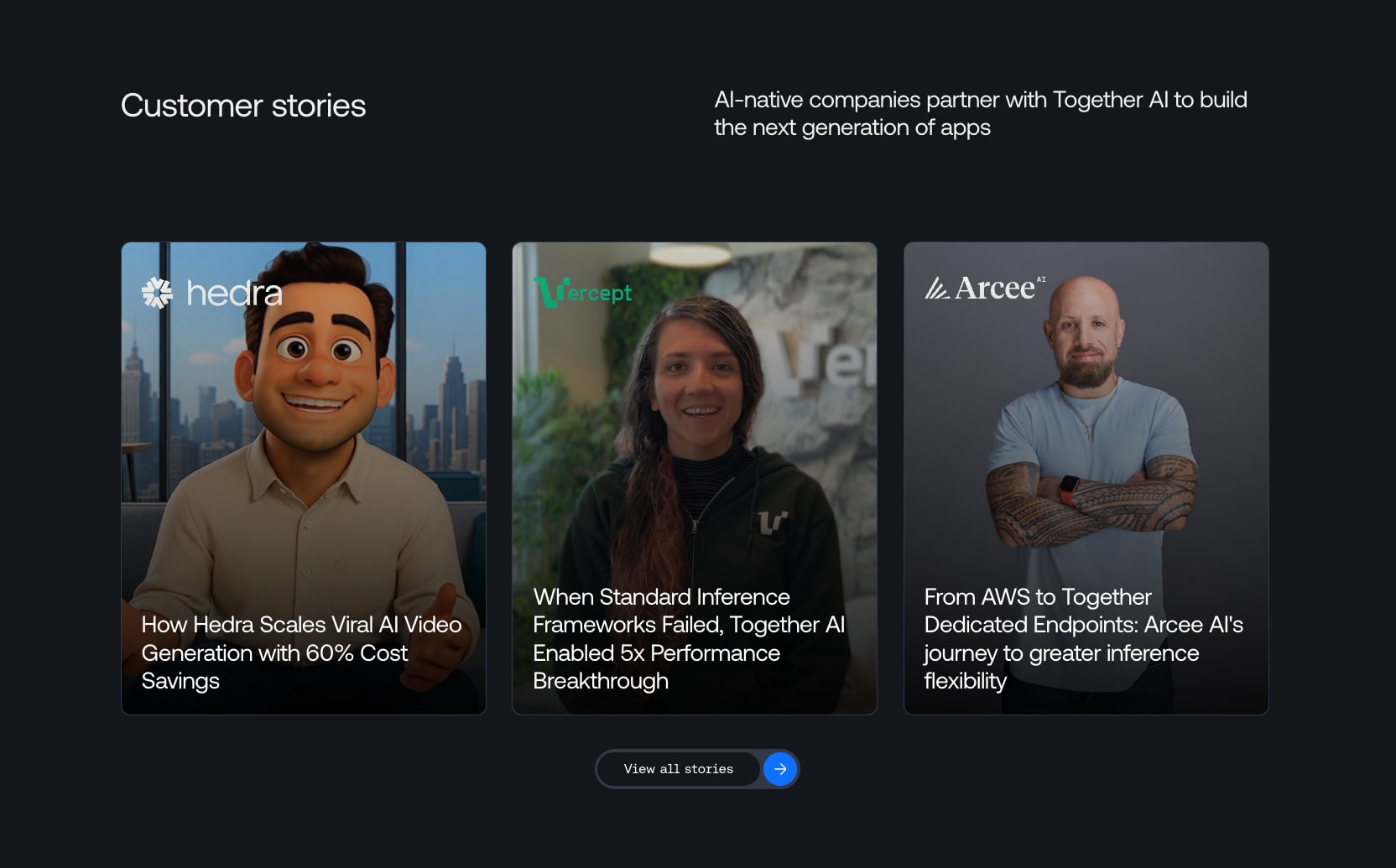 Together AI | The AI Native Cloud captured website design
