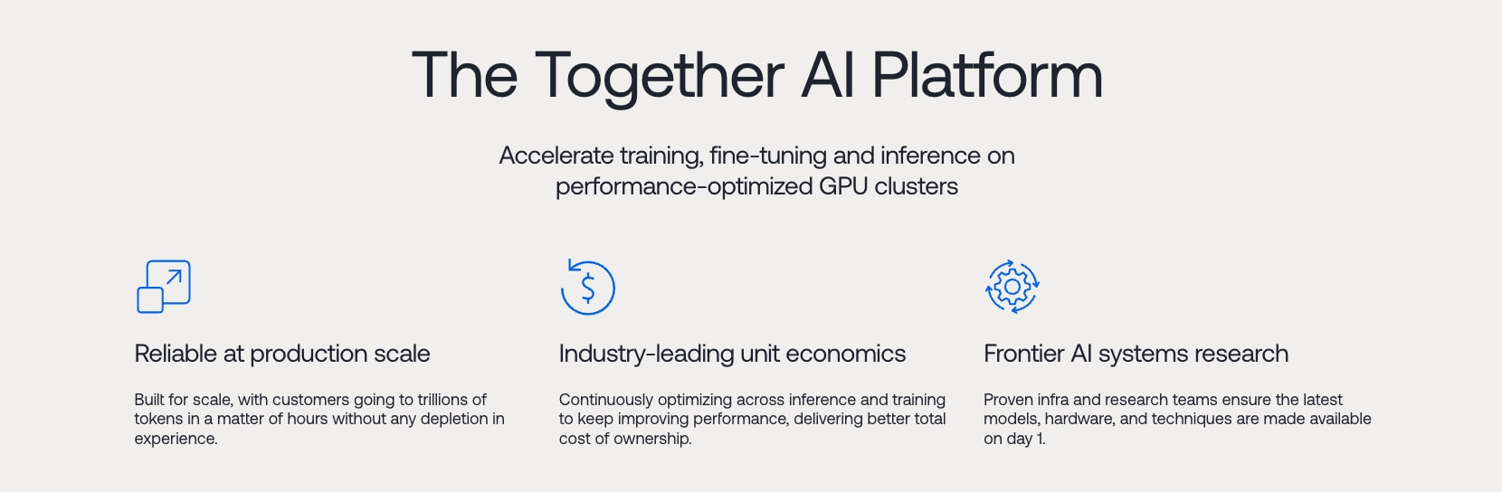 Together AI | The AI Native Cloud captured website design