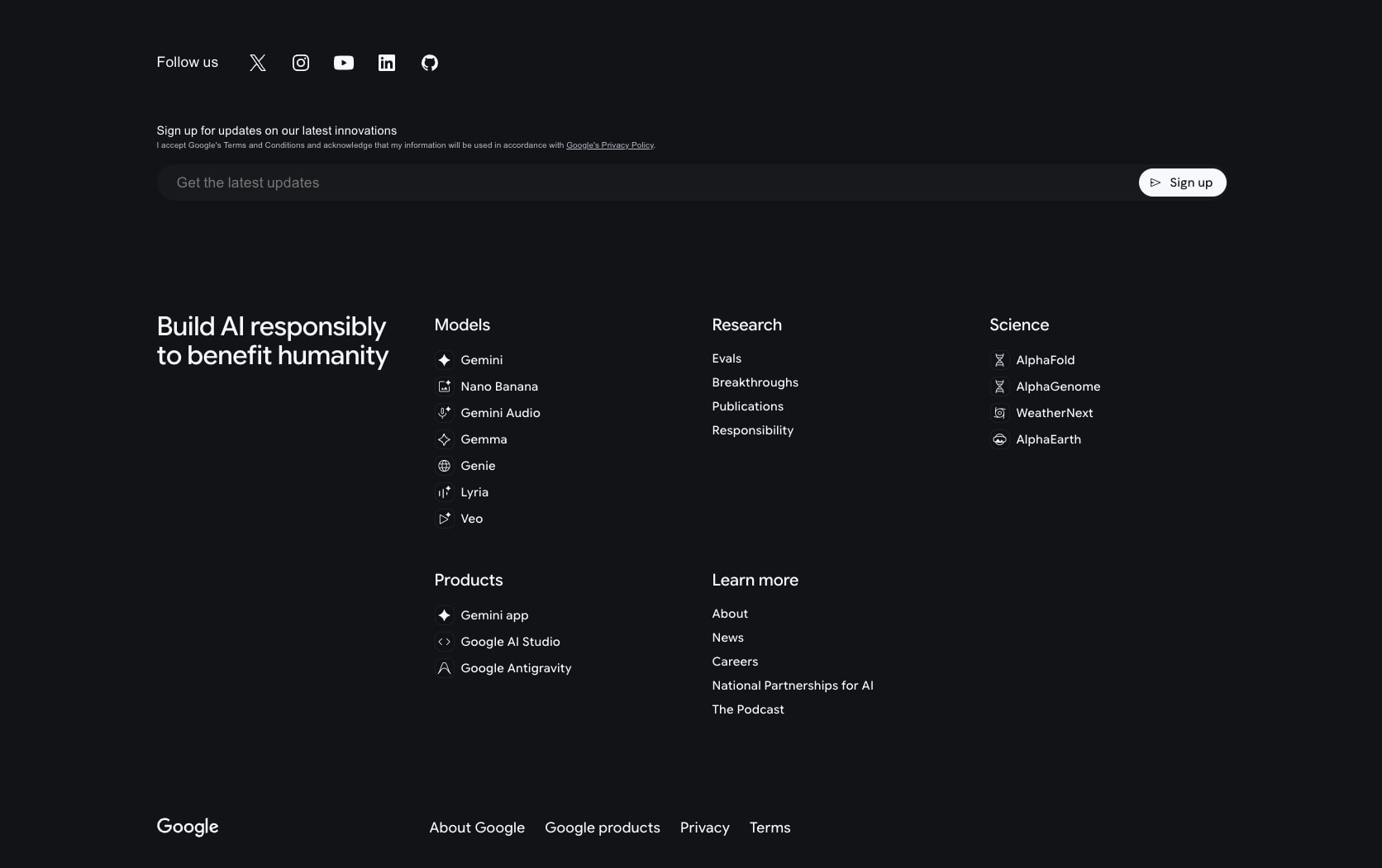 Gemini 3.1 Pro - Model Card — Google DeepMind captured website design