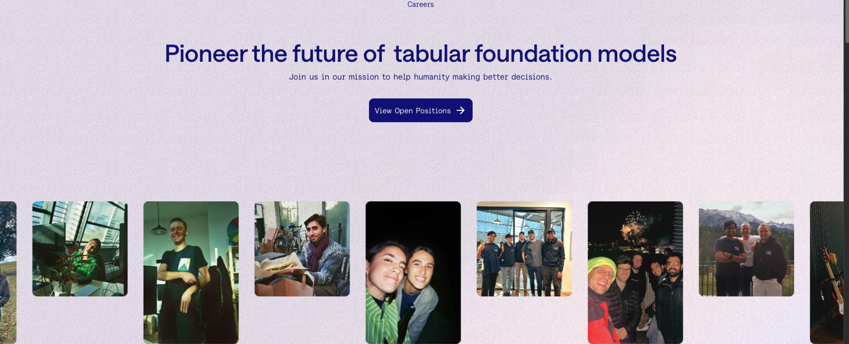 Careers | Prior Labs captured website design