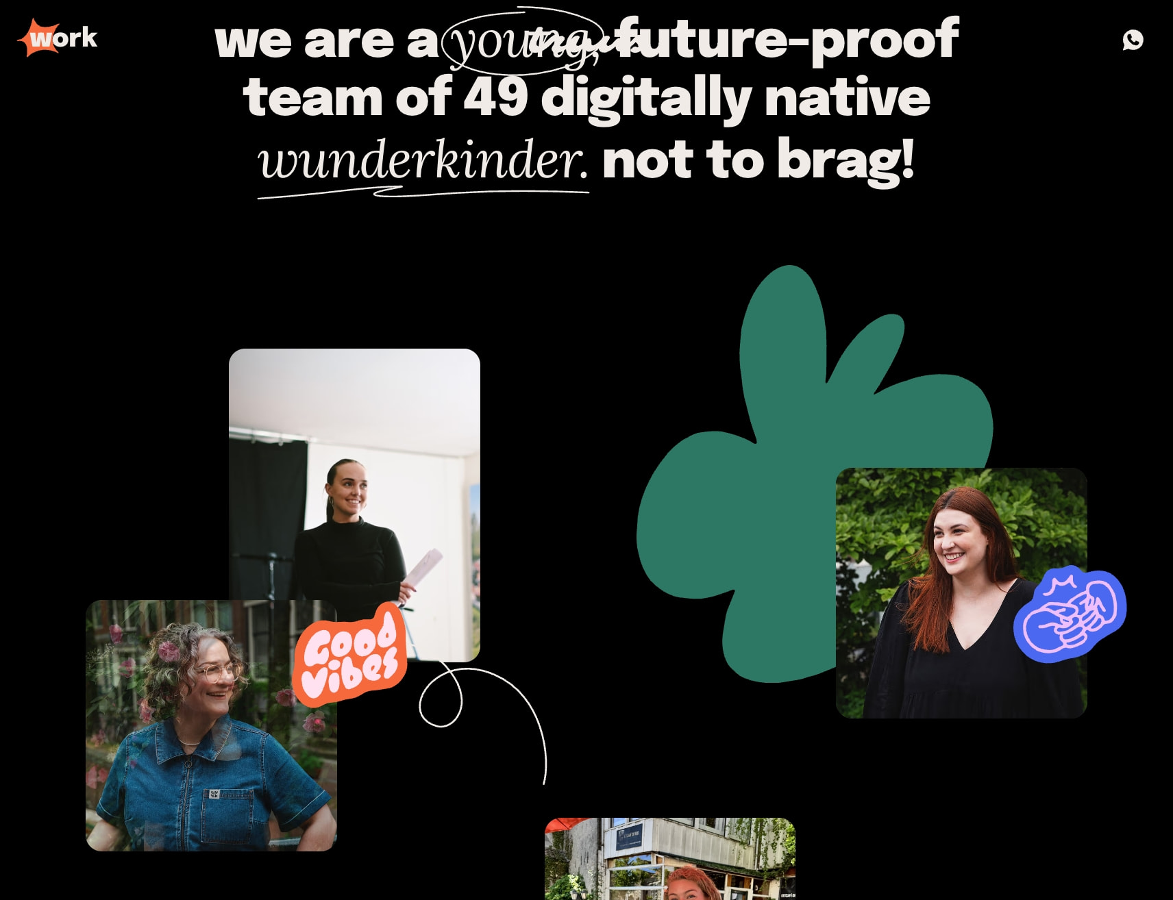 Truus - We make advertising for the new mainstream captured website design