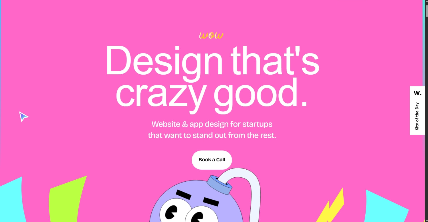 Design That's Crazy Good – Crazy Creative by Nick Jacoy captured website design
