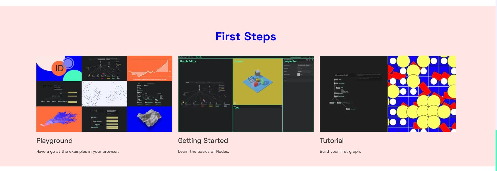 Home · Nodes – a new way to create with code | https://nodes.io captured website design