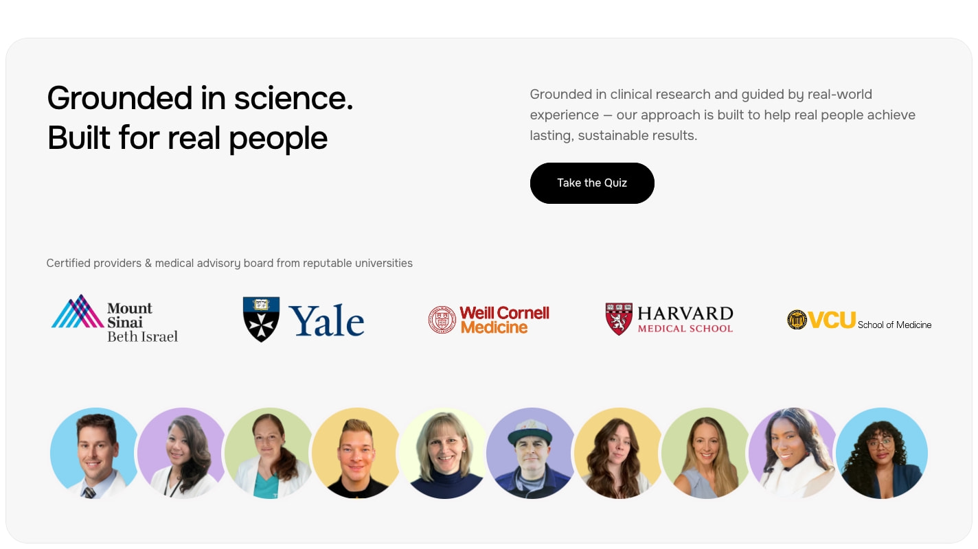 Measured - Your Home For Metabolic Health captured website design