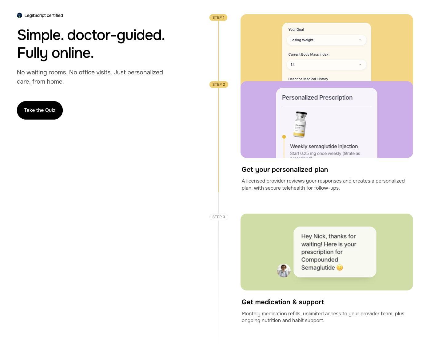 Measured - Your Home For Metabolic Health captured website design