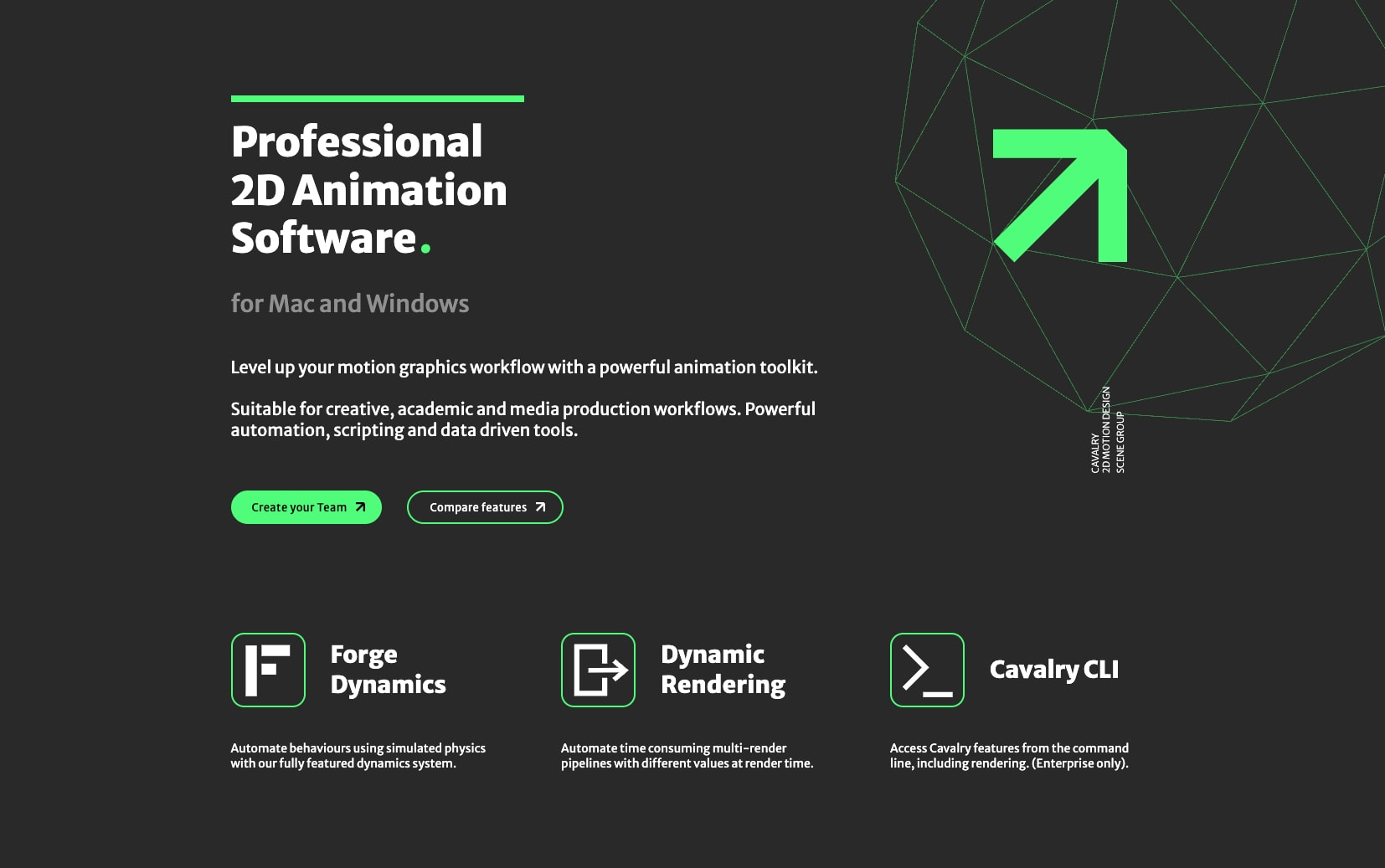 Cavalry for Teams. Volume licencing and unified billing for your entire organisation. captured website design