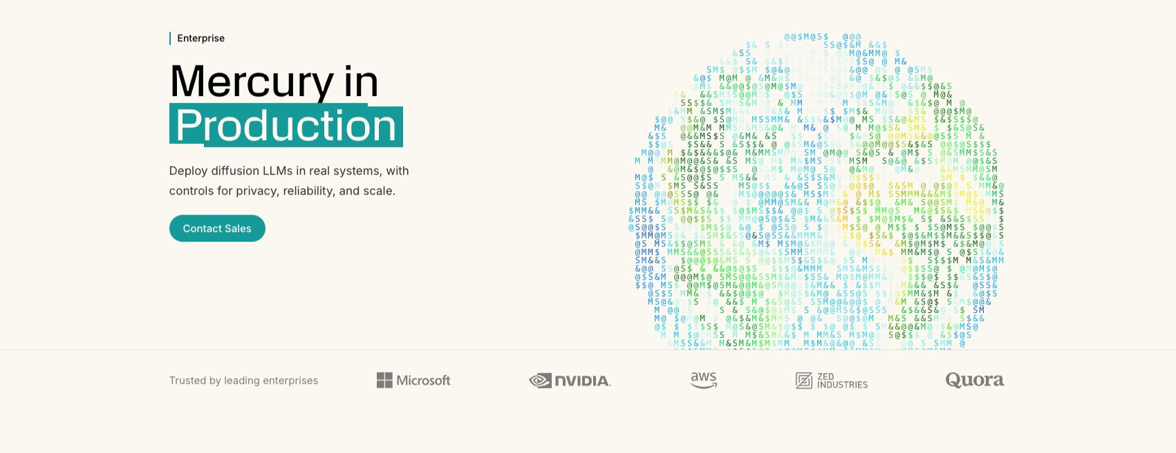 Enterprise – Inception captured website design