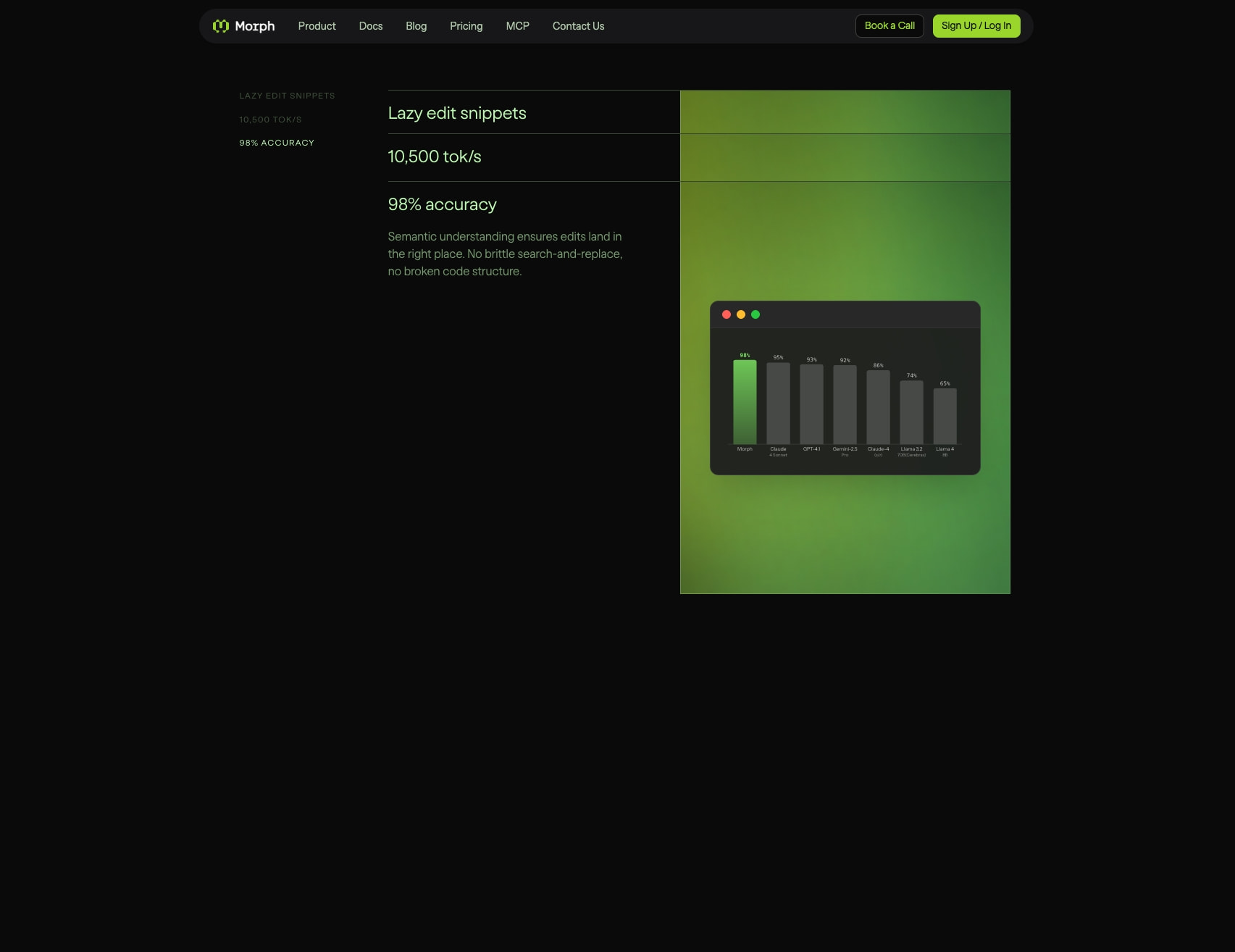 Fast Apply - Morph | Morph captured website design