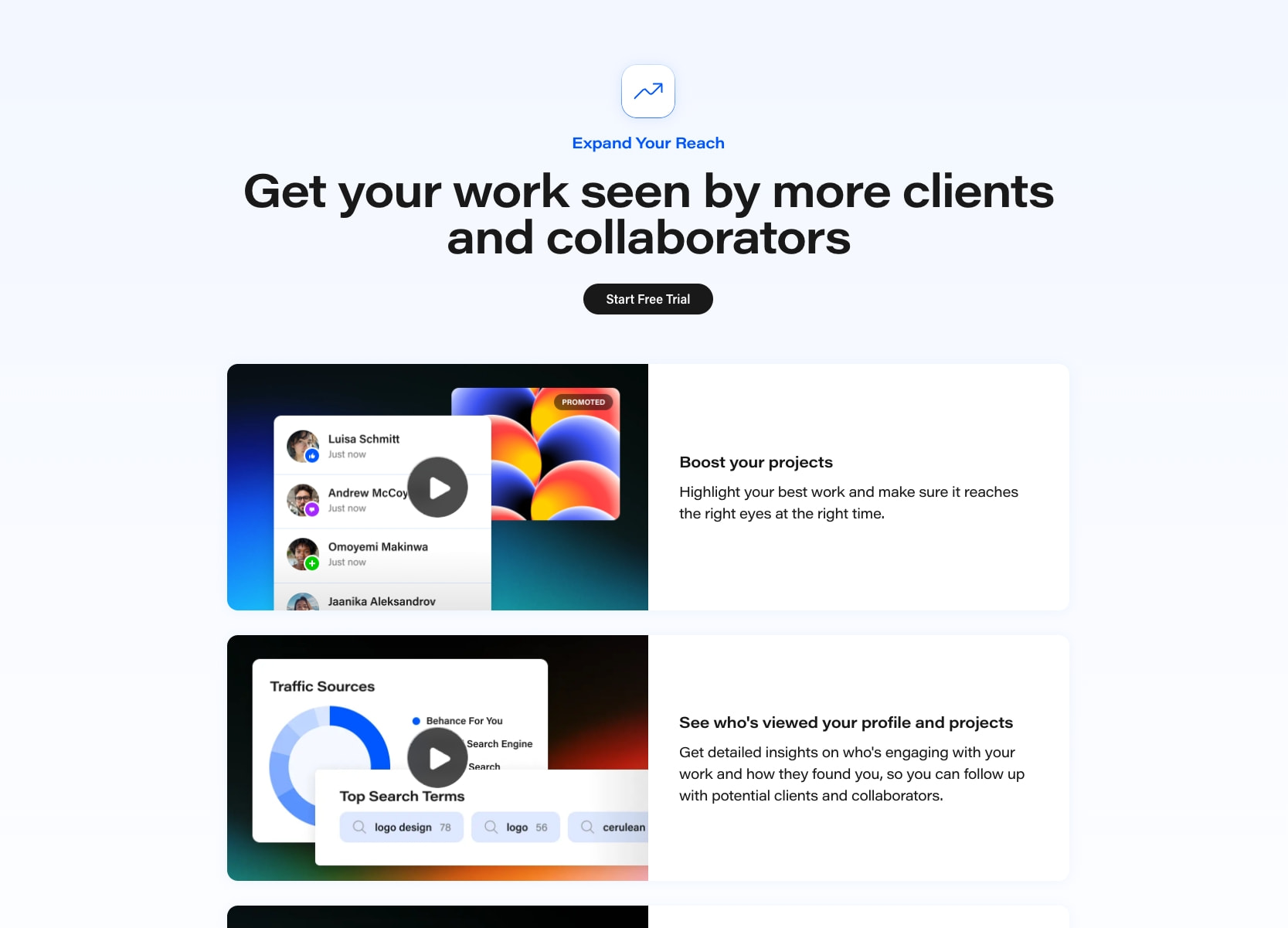 Accelerate Your Creative Career | Behance Pro :: Behance captured website design