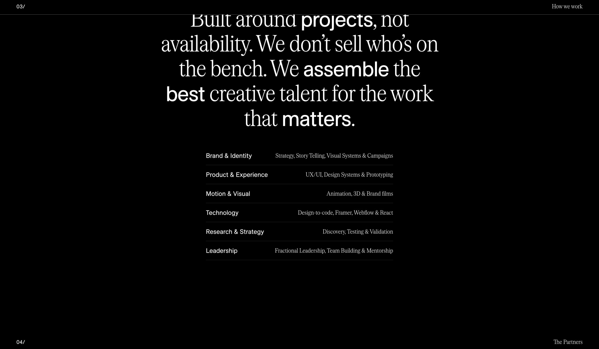 Garriock & Co. captured website design