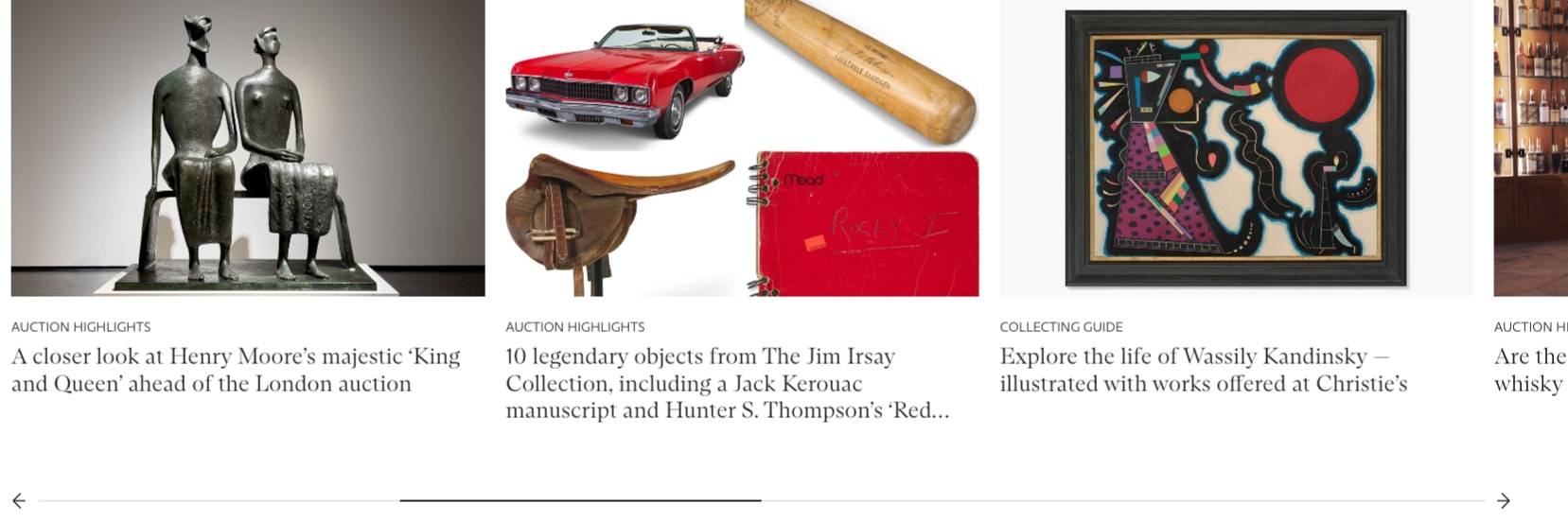Christie’s | Fine Art, Luxury & Antiques Auctions captured website design