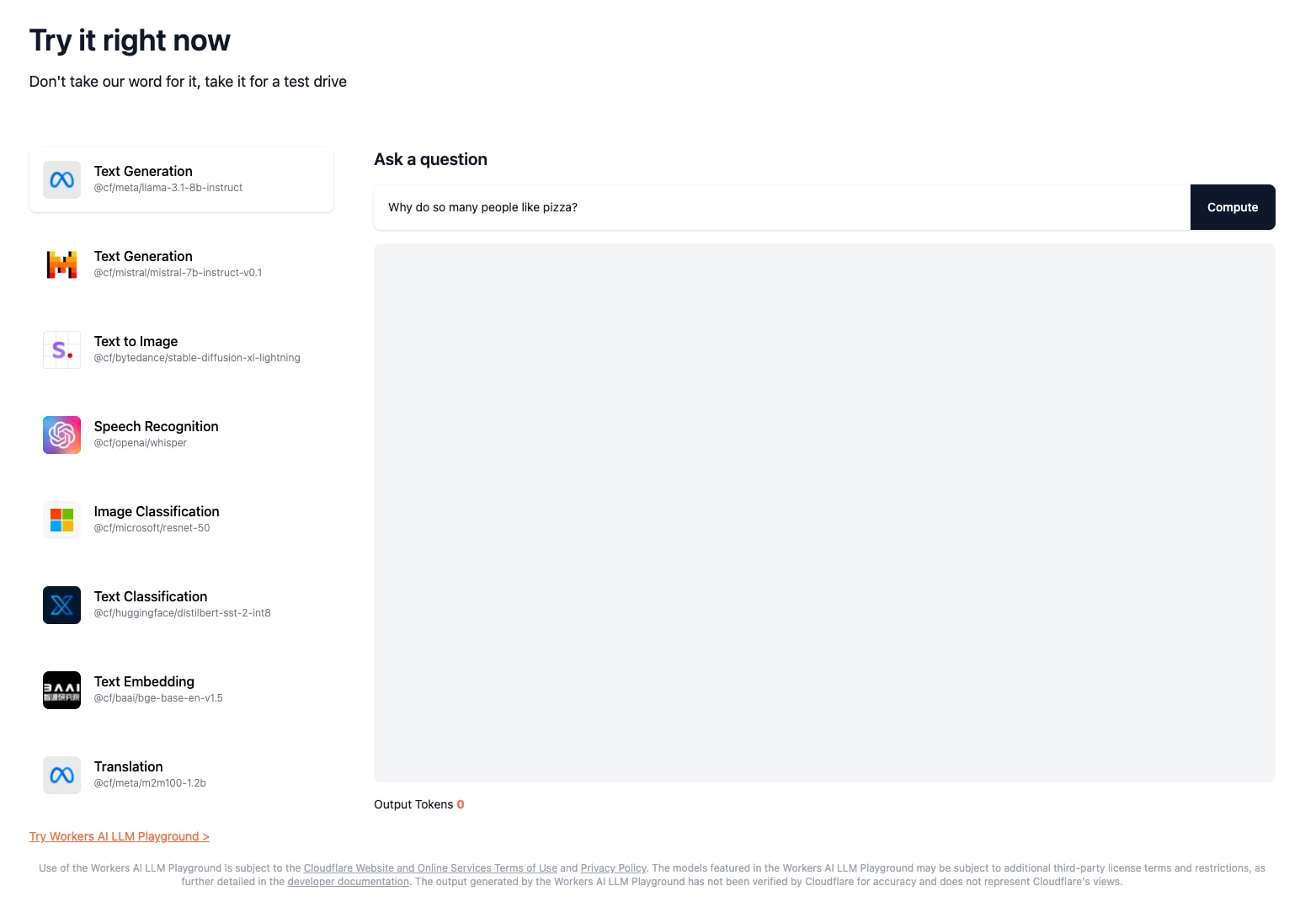 Cloudflare + AI captured website design