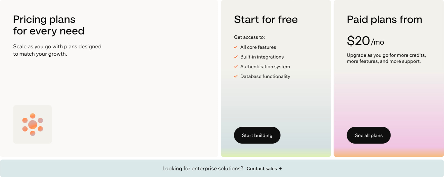 Build Apps with AI in Minutes | Base44 captured website design