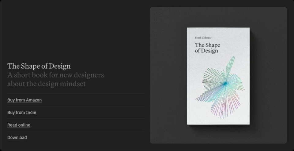 Frank Chimero · Home captured website design