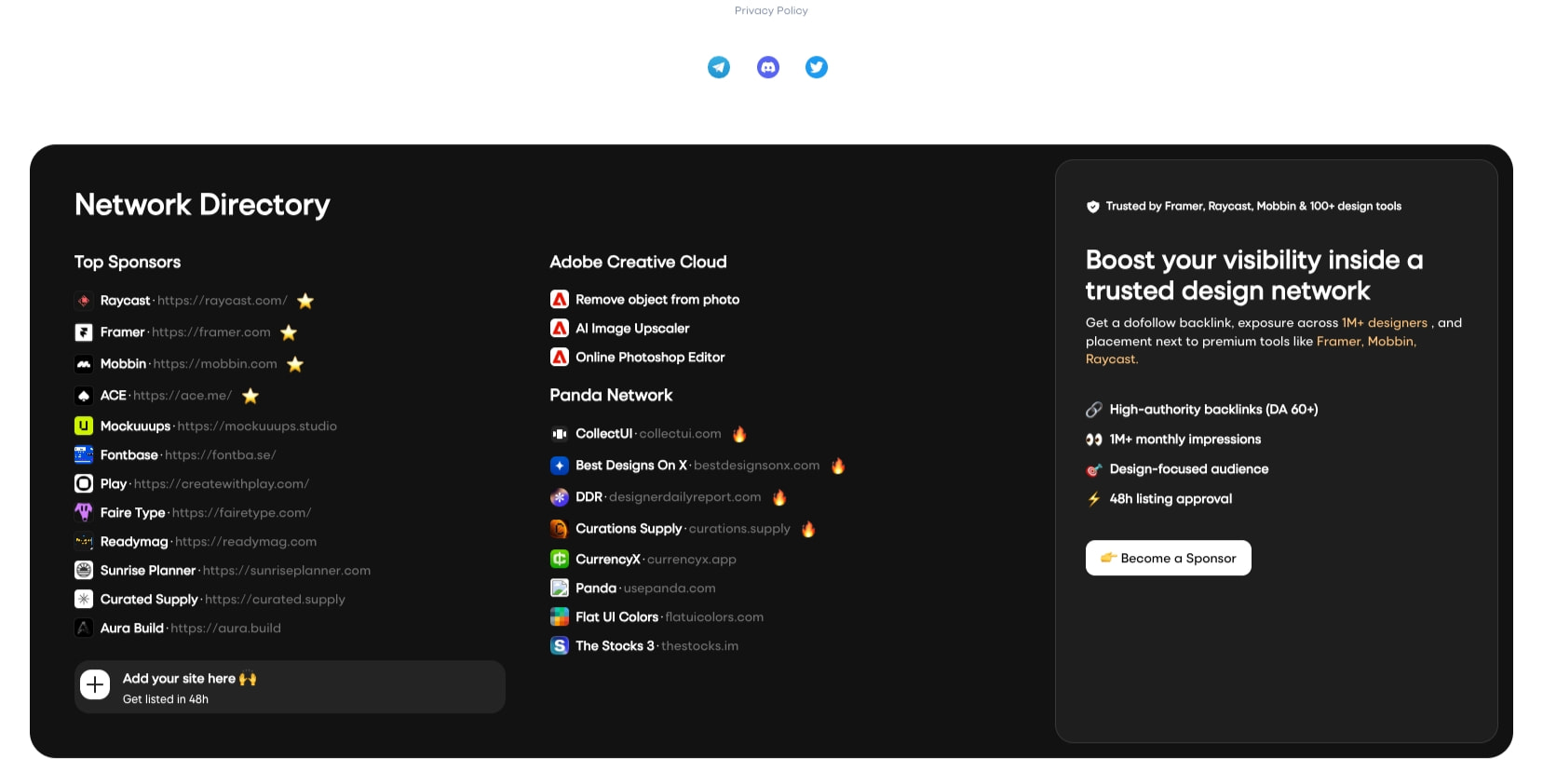 Designer Daily Report captured website design