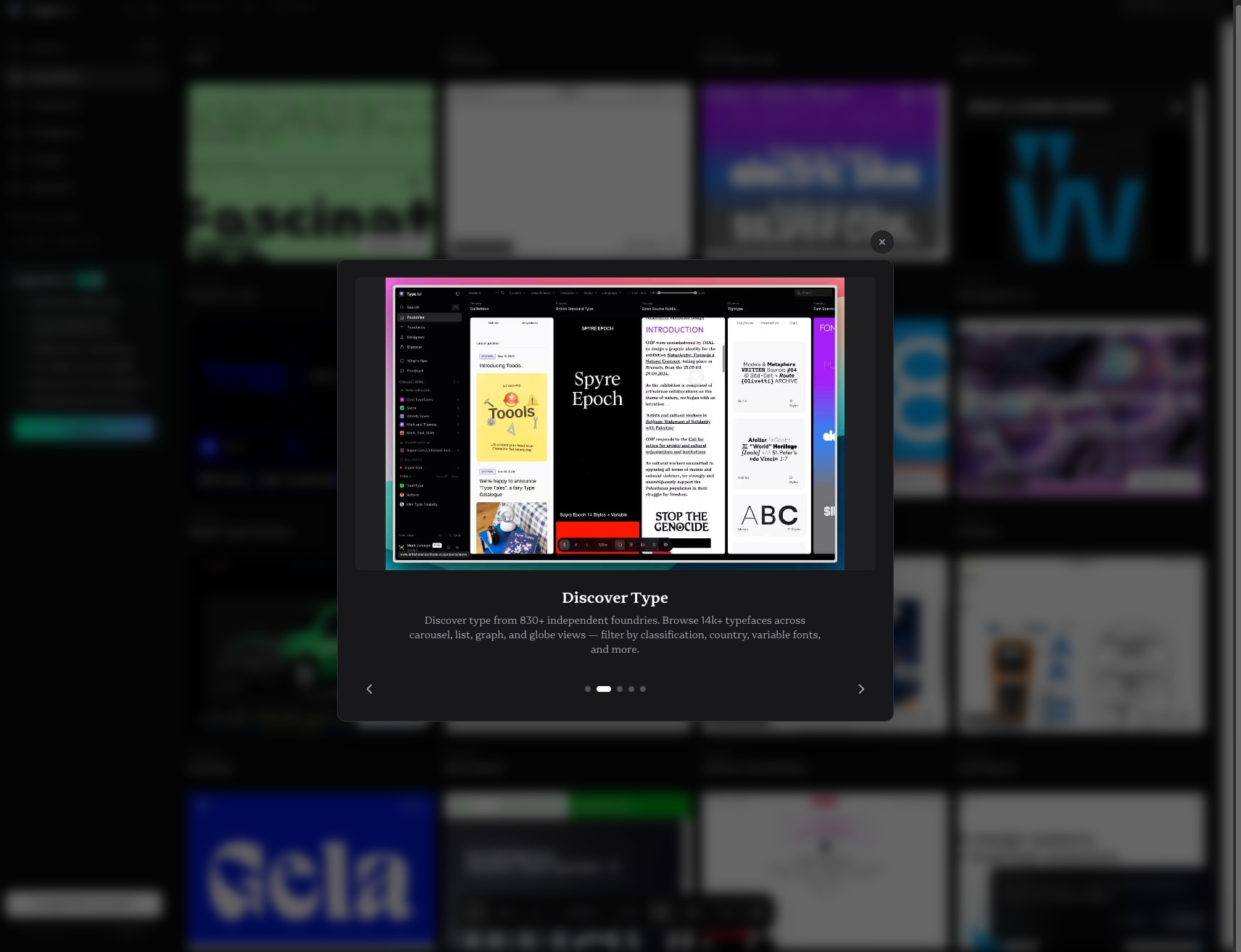 Type.lol captured website design