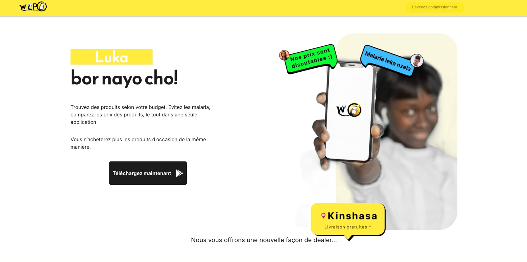 WEPO - Lekisa bor nayo cho! captured website design