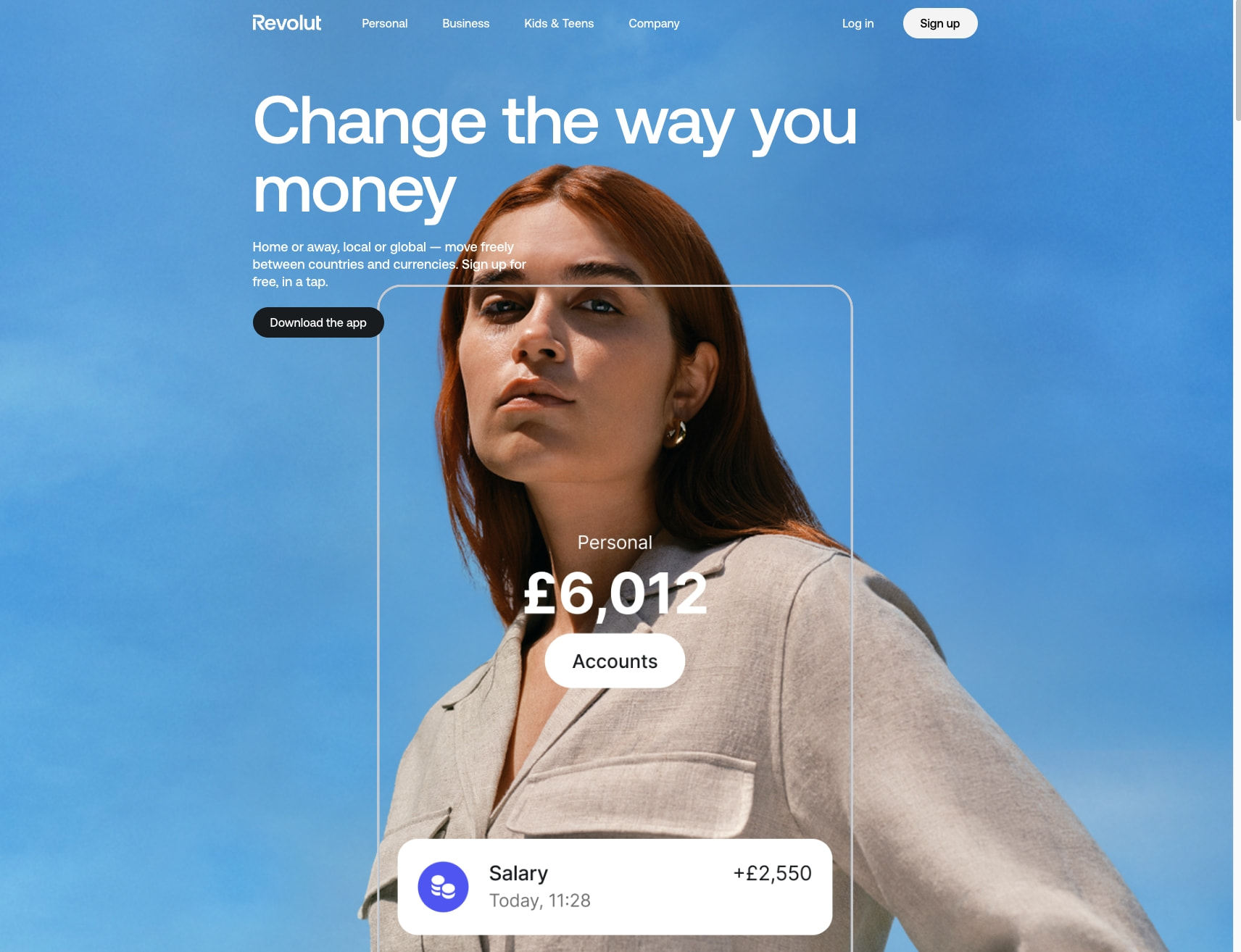 Revolut | All-in-one finance app for your money | Revolut United Kingdom captured website design