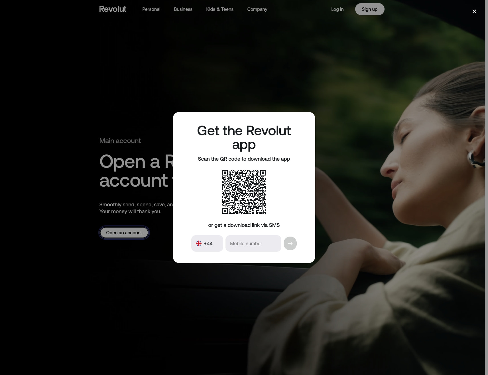 Revolut | All-in-one Finance App for your Money | Revolut United Kingdom captured website design