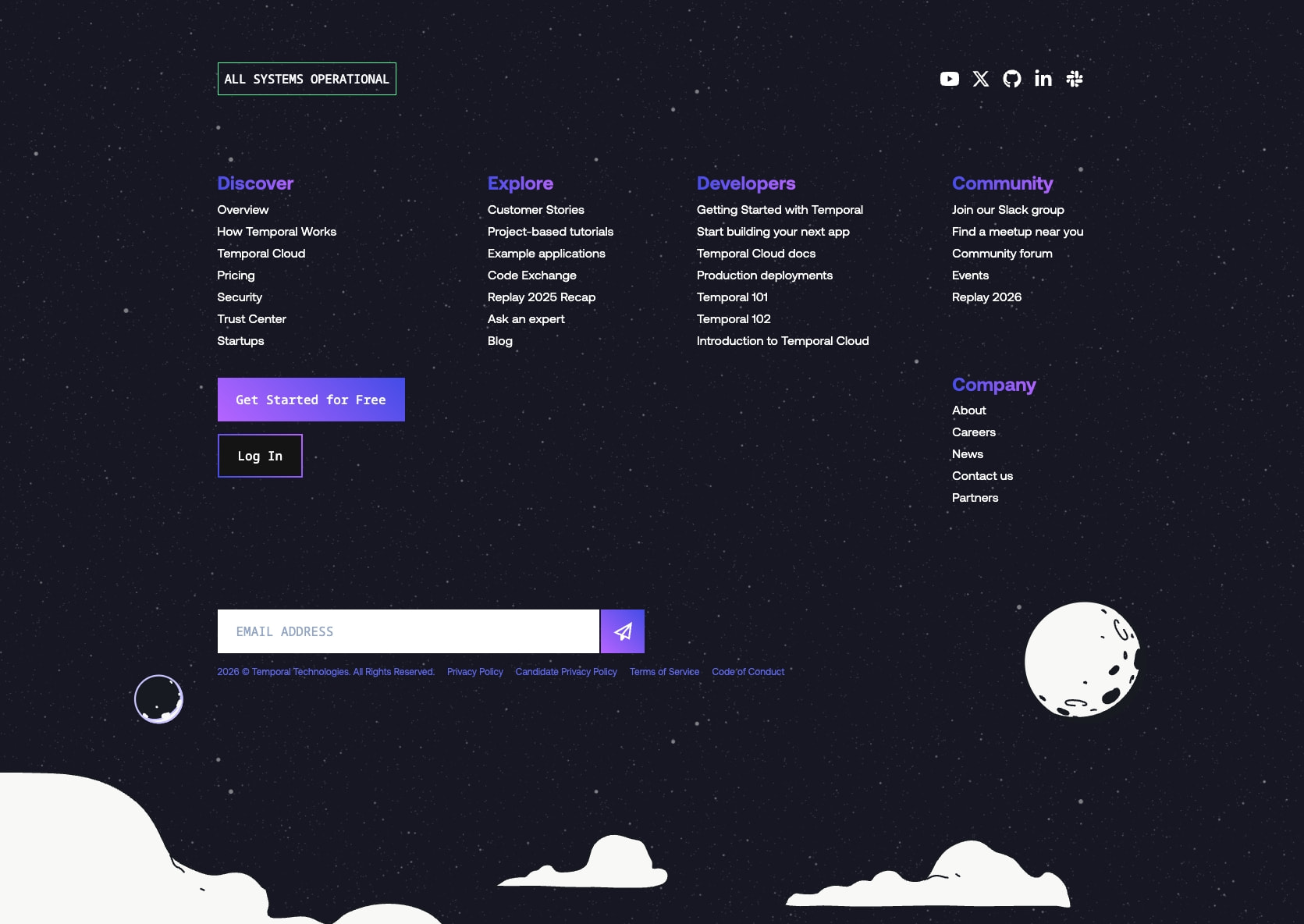 Durable Execution Solutions | Temporal captured website design