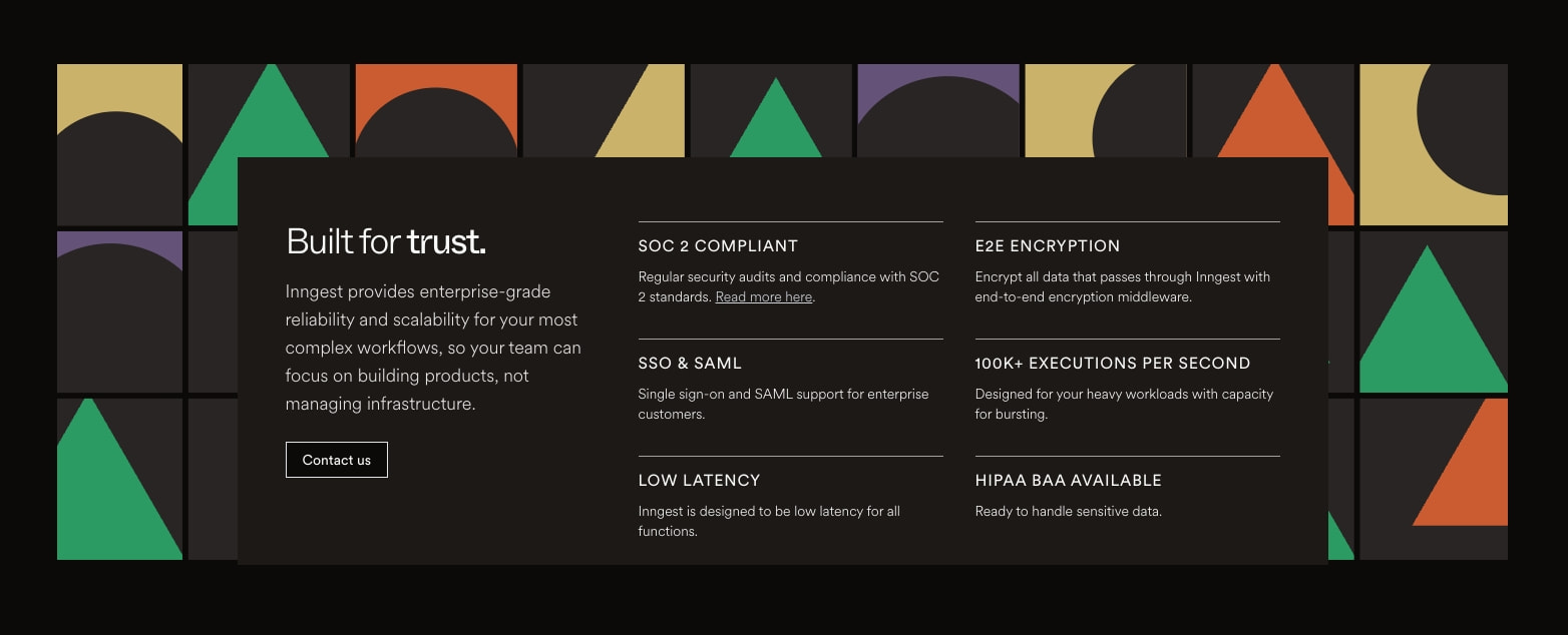 AI and backend workflows, orchestrated at any scale captured website design