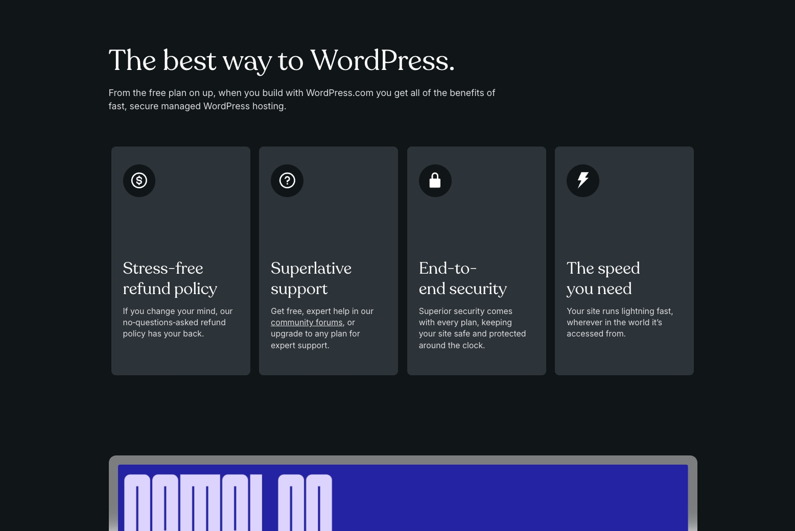 WordPress.com Pricing | Find the Perfect Plan for Your Site captured website design