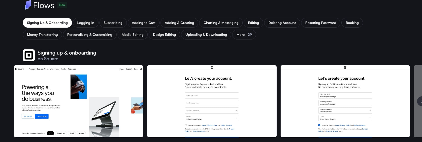 Refero — UI/UX Design Inspiration for Your Next Project captured website design