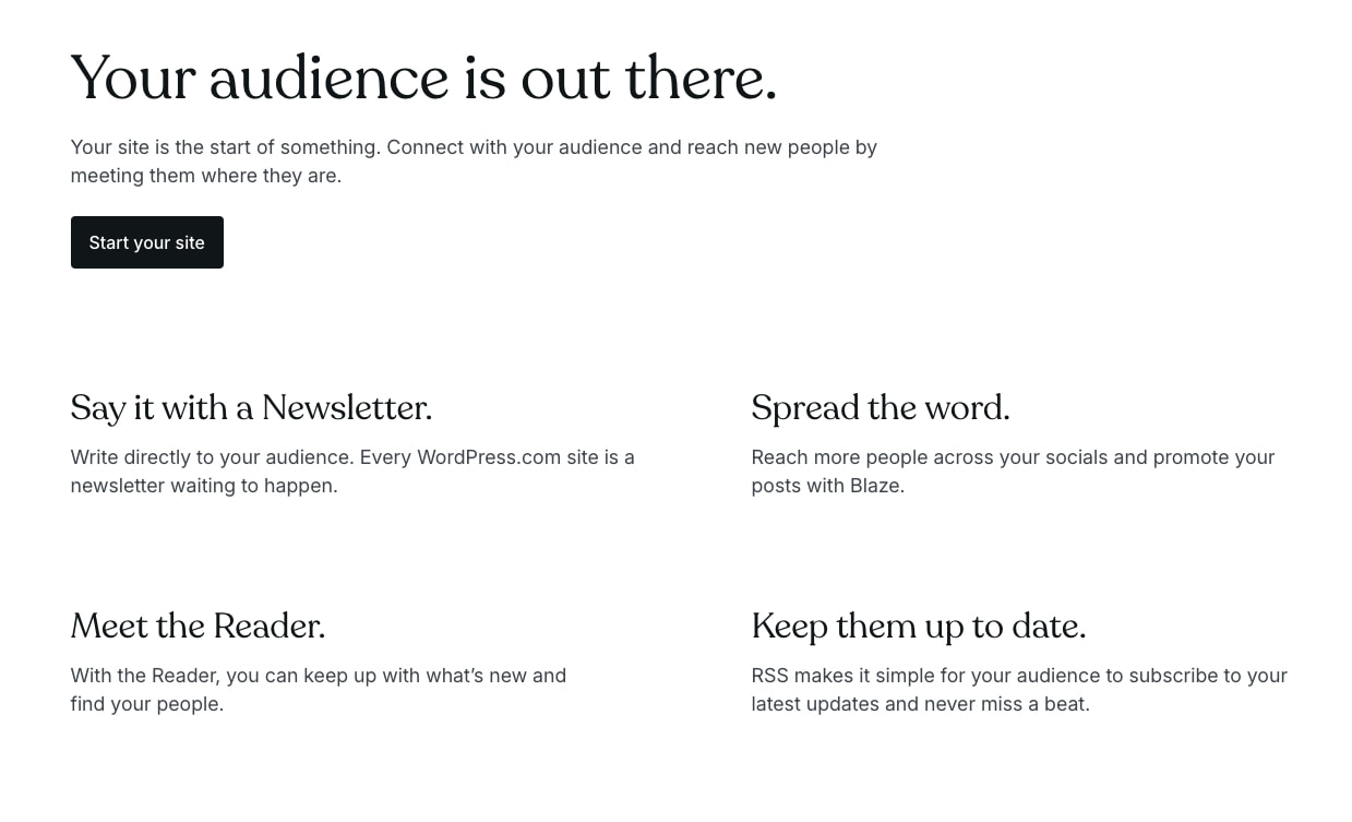 WordPress.com Pricing | Find the Perfect Plan for Your Site captured website design