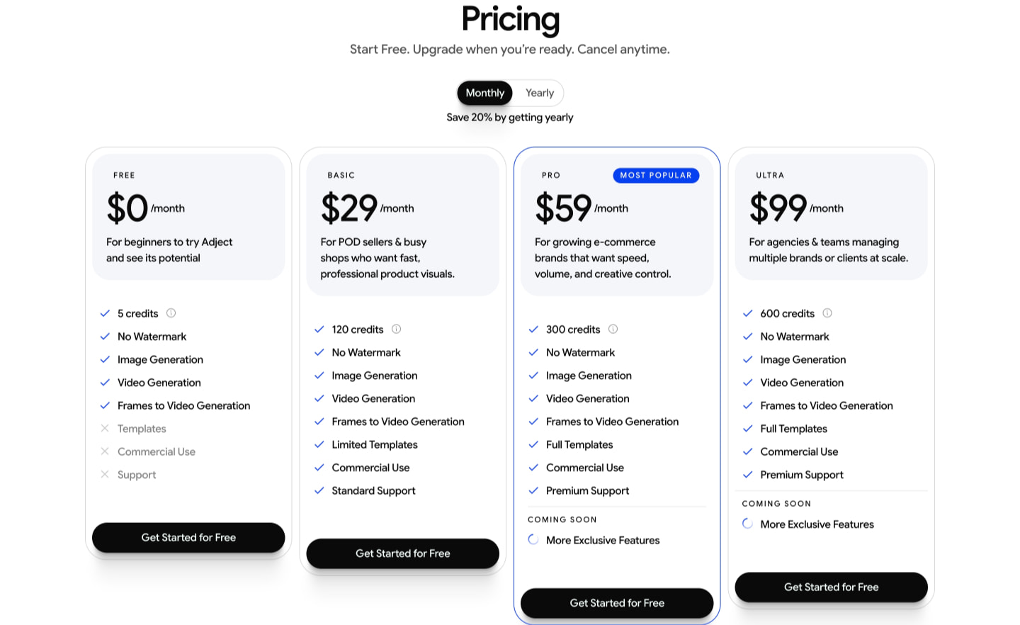 Adject AI | Product Images and Videos for Ecommerce Brands in Seconds captured website design