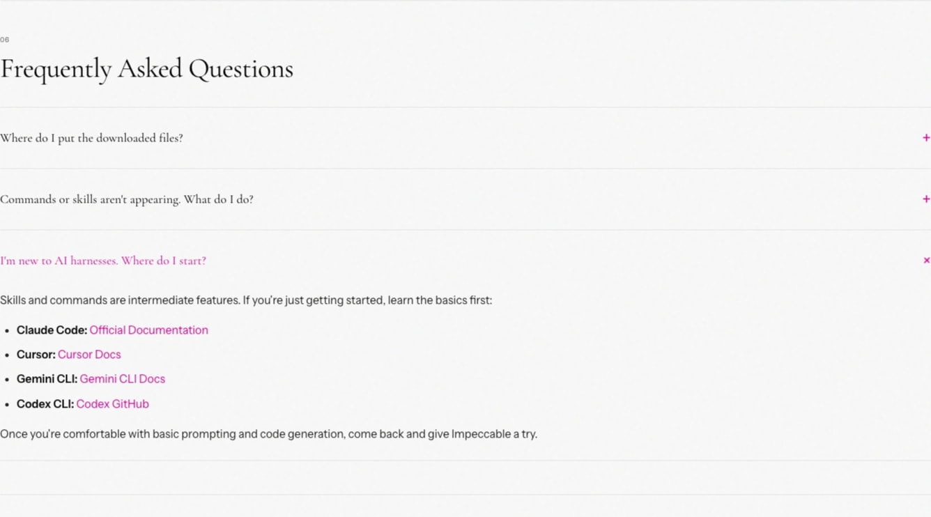 Impeccable: The missing upgrade to Anthropic's frontend-design skill captured website design