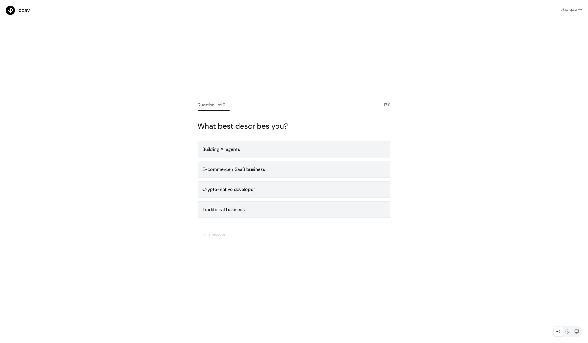 Get Started with icpay - Personalized Onboarding | icpay captured website design