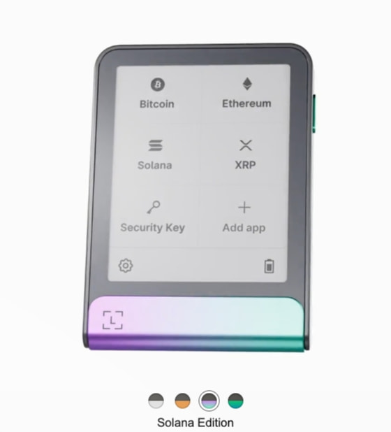 Ledger Flex - intuitive touchscreen hardware signer | Ledger captured website design