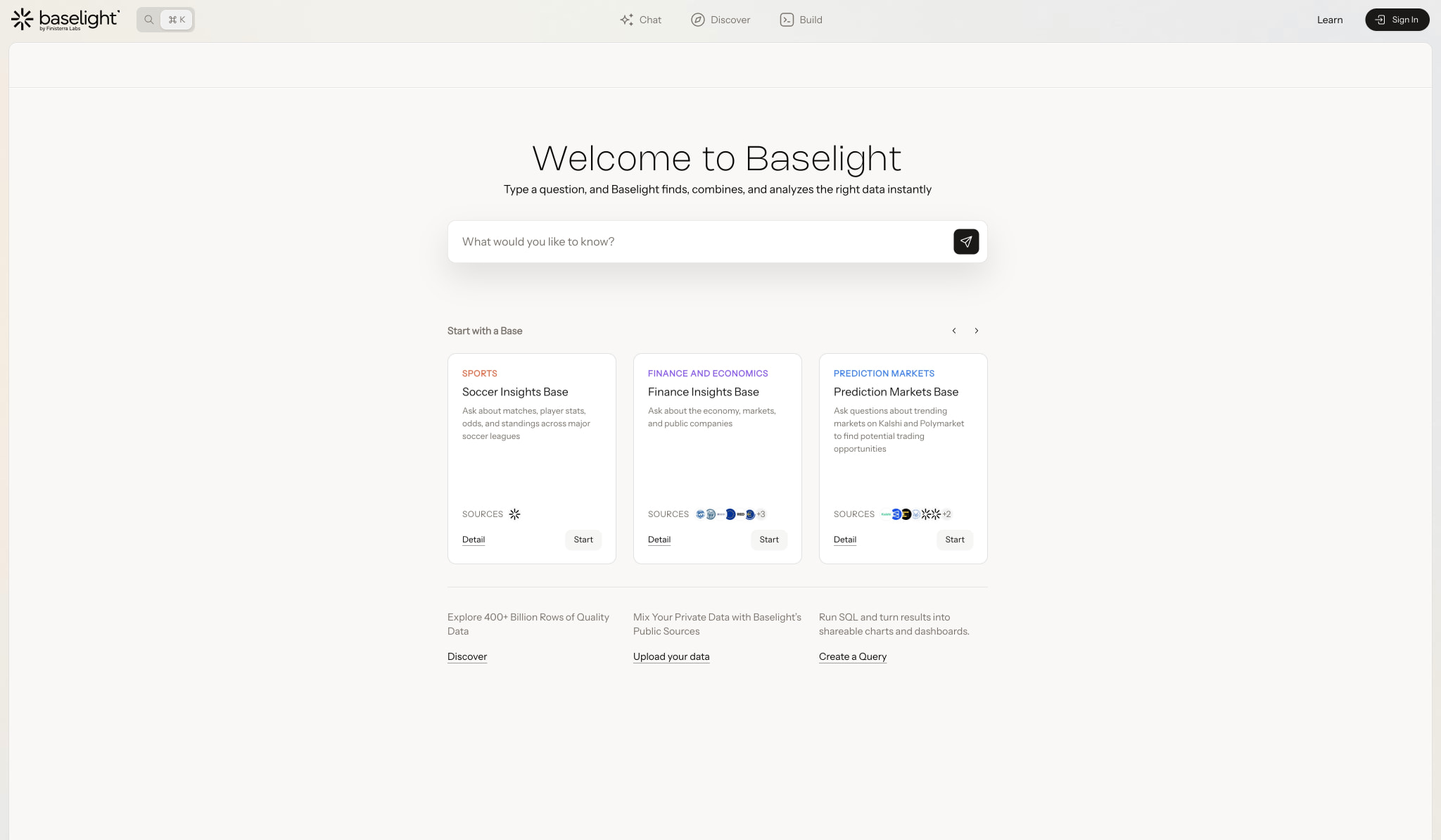 Welcome to Baselight | Baselight captured website design