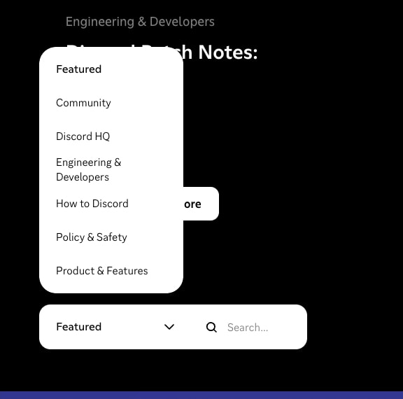 Discord Blog captured website design