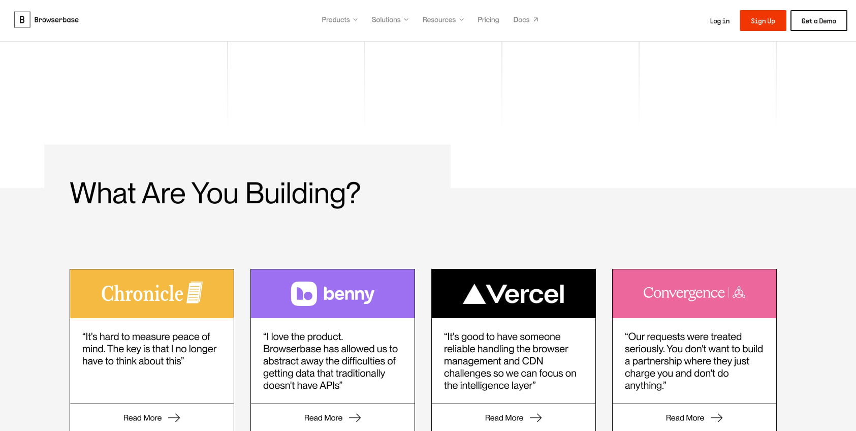 Pricing | Browserbase captured website design