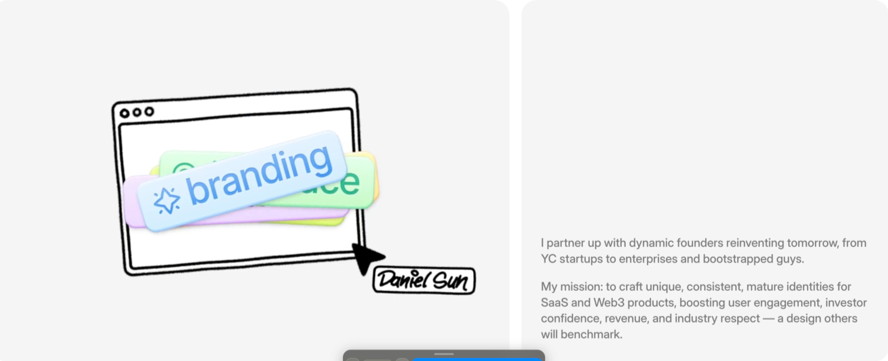 Daniel Sun | Top-tier Web and Brand Design partner for SaaS and Web3 captured website design
