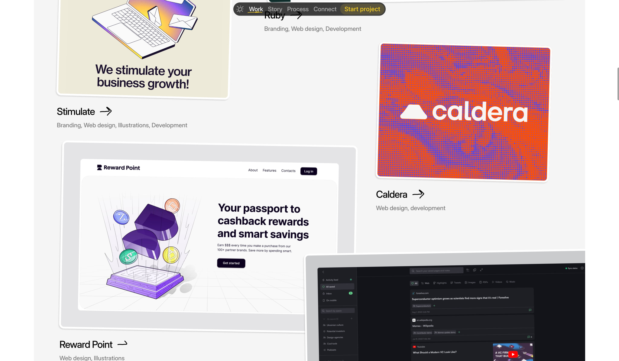 Daniel Sun | Top-tier Web and Brand Design partner for SaaS and Web3 captured website design