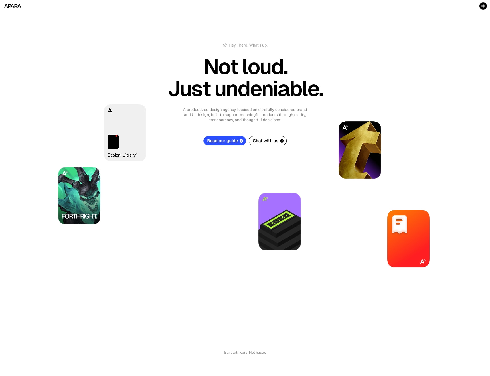 Apara - Limitless Possibilities captured website design