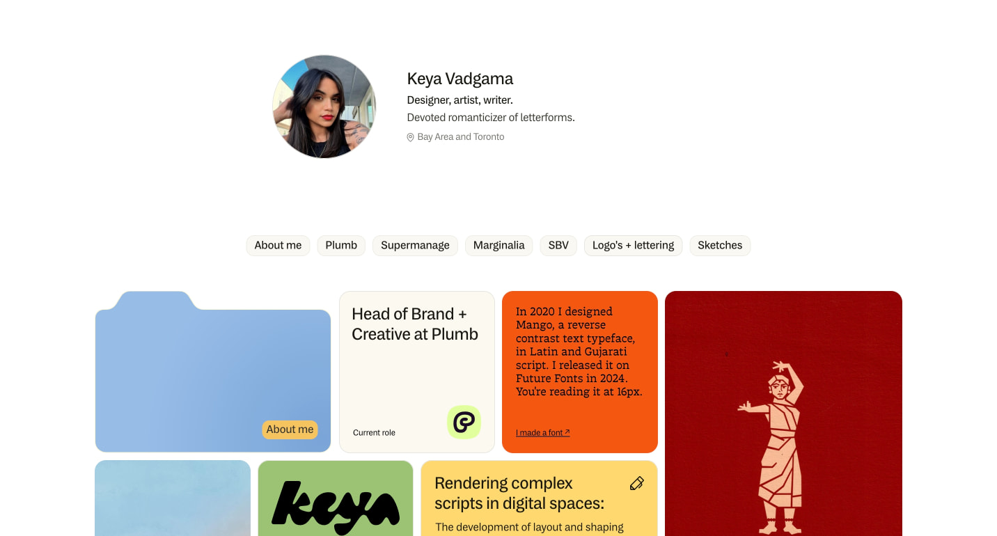 Home captured website design