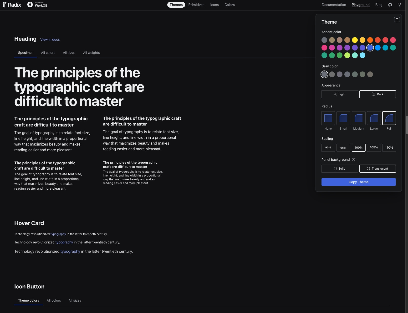 Playground – Radix Themes captured website design