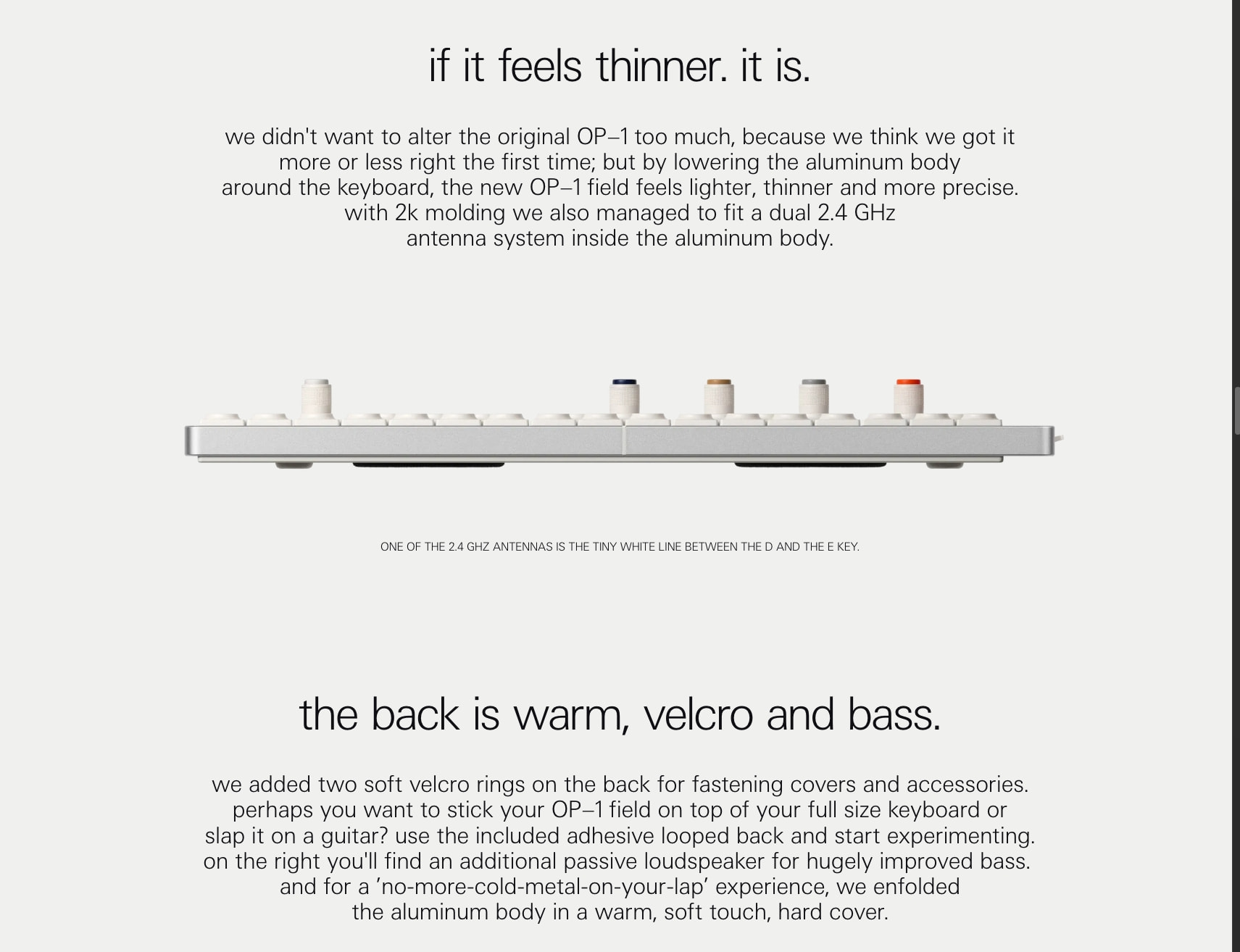 OP–1 - teenage engineering captured website design